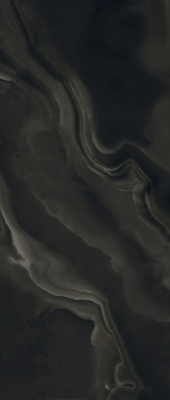 FLORIM 778820 Eccentric Luxe Smoky Black Glossy 6MM 120X280 Керамогранит